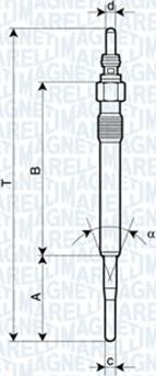 Magneti Marelli 062900058304 - Candeletta autozon.pro