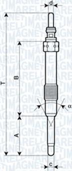 Magneti Marelli 062900053304 - Candeletta autozon.pro