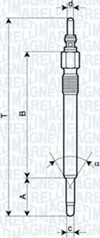 Magneti Marelli 062900057304 - Candeletta autozon.pro