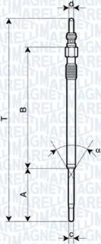 Magneti Marelli 062900060304 - Candeletta autozon.pro