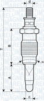 Magneti Marelli 062900005304 - Candeletta autozon.pro