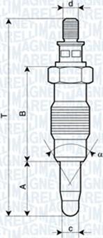 Magneti Marelli 062900008304 - Candeletta autozon.pro