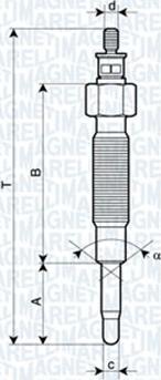 Magneti Marelli 062900019304 - Candeletta autozon.pro