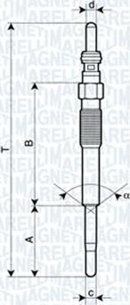 Magneti Marelli 062900080304 - Candeletta autozon.pro