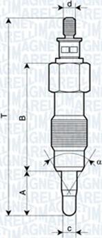 Magneti Marelli 062900073304 - Candeletta autozon.pro