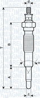 Magneti Marelli 062900077304 - Candeletta autozon.pro