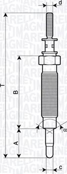 Magneti Marelli 062900134304 - Candeletta autozon.pro