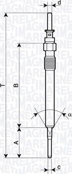 Magneti Marelli 062900130304 - Candeletta autozon.pro