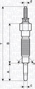 Magneti Marelli 062900132304 - Candeletta autozon.pro