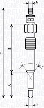 Magneti Marelli 062900126304 - Candeletta autozon.pro