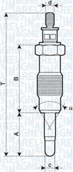 Magneti Marelli 062582804304 - Candeletta autozon.pro