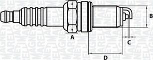 Magneti Marelli 062000769304 - Candela accensione autozon.pro