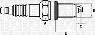 Magneti Marelli 062000768304 - Candela accensione autozon.pro