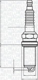 Magneti Marelli 062000785304 - Candela accensione autozon.pro