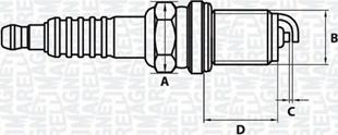 Magneti Marelli 062000781304 - Candela accensione autozon.pro