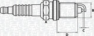 Magneti Marelli 062000774304 - Candela accensione autozon.pro