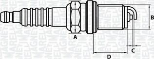 Magneti Marelli 062000775304 - Candela accensione autozon.pro