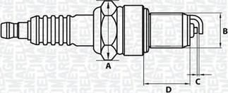 Magneti Marelli 062000770304 - Candela accensione autozon.pro