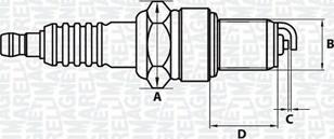 Magneti Marelli 062000771304 - Candela accensione autozon.pro