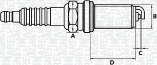 Magneti Marelli 062000778304 - Candela accensione autozon.pro