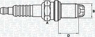 Magneti Marelli 062000772304 - Candela accensione autozon.pro