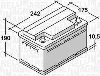 Magneti Marelli 067106345010 - Batteria avviamento autozon.pro