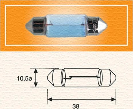 Magneti Marelli 009423100000 - Lampadina, Luce targa autozon.pro