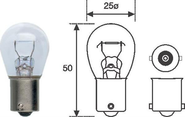 Magneti Marelli 009600010000 - Lampadina, Indicatore direzione autozon.pro