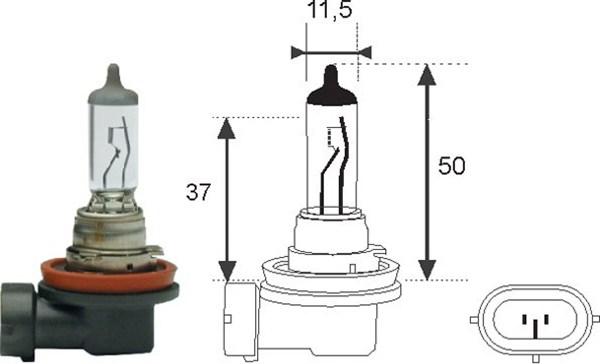 Magneti Marelli 002547100000 - Lampadina, Faro di profondità autozon.pro