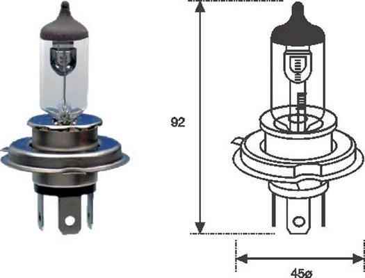 Magneti Marelli 002555100000 - Lampadina, Faro di profondità autozon.pro