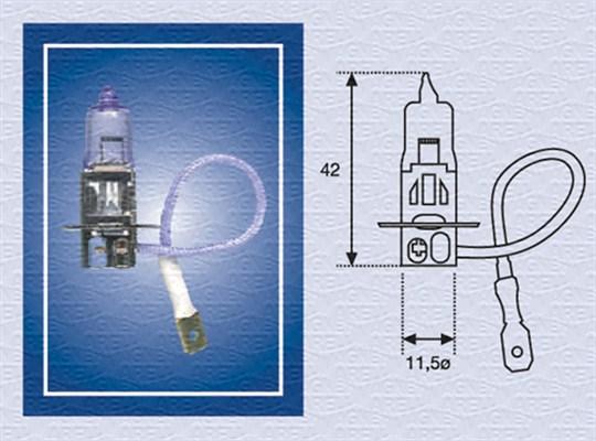 Magneti Marelli 002563100000 - Lampadina, Fendinebbia autozon.pro