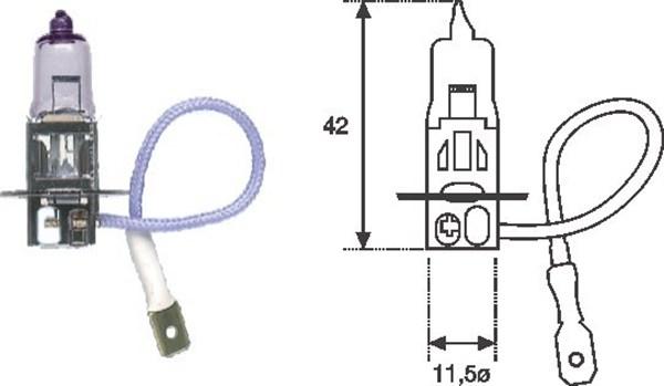 Magneti Marelli 002563100000 - Lampadina, Fendinebbia autozon.pro