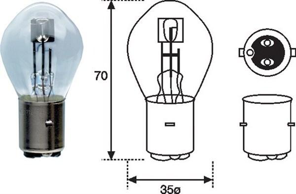 Magneti Marelli 002588200000 - Lampadina, Faro di profondità autozon.pro