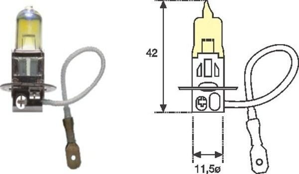 Magneti Marelli 002573100000 - Lampadina, Fendinebbia autozon.pro