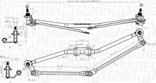 Magneti Marelli 085570170010 - Tiranteria tergicristallo autozon.pro