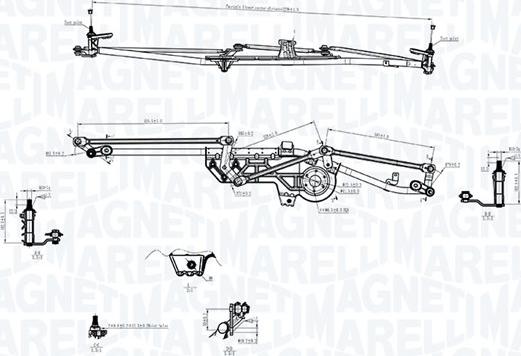 Magneti Marelli 085570751010 - Tiranteria tergicristallo autozon.pro