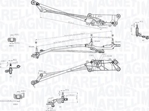 Magneti Marelli 085570758010 - Tiranteria tergicristallo autozon.pro