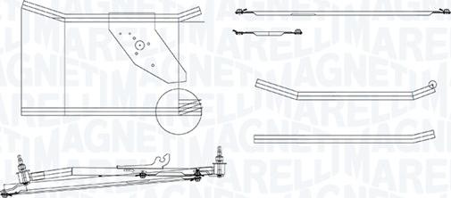 Magneti Marelli 085570760010 - Tiranteria tergicristallo autozon.pro