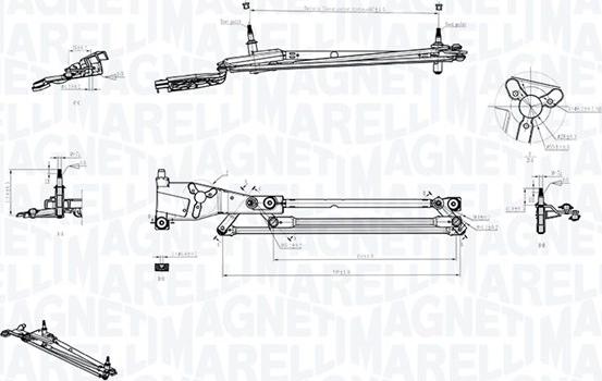 Magneti Marelli 085570706010 - Tiranteria tergicristallo autozon.pro