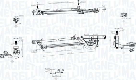 Magneti Marelli 085570700010 - Tiranteria tergicristallo autozon.pro