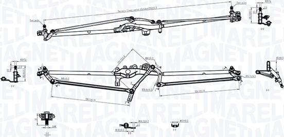 Magneti Marelli 085570703010 - Tiranteria tergicristallo autozon.pro