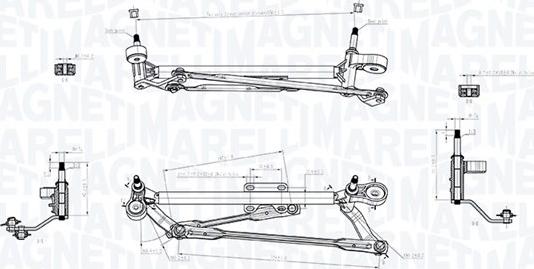 Magneti Marelli 085570702010 - Tiranteria tergicristallo autozon.pro