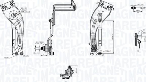 Magneti Marelli 085570712010 - Tiranteria tergicristallo autozon.pro