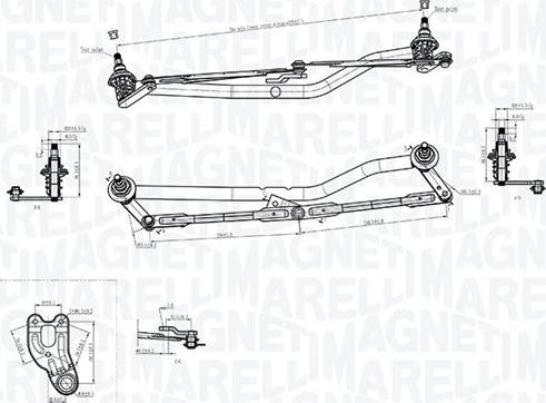 Magneti Marelli 085570787010 - Tiranteria tergicristallo autozon.pro