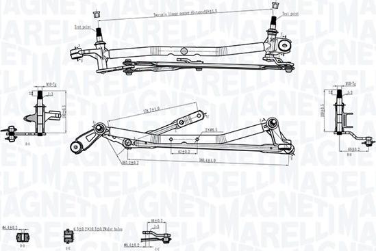 Magneti Marelli 085570736010 - Tiranteria tergicristallo autozon.pro