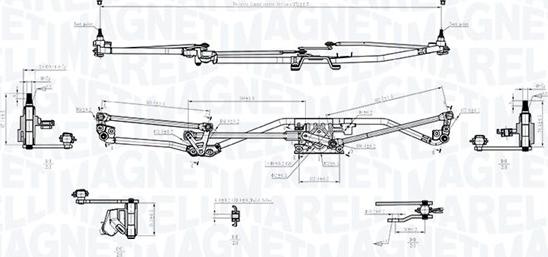 Magneti Marelli 085570732010 - Tiranteria tergicristallo autozon.pro