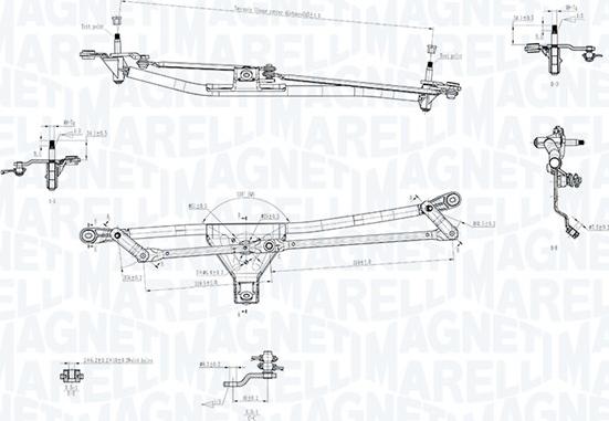 Magneti Marelli 085570721010 - Tiranteria tergicristallo autozon.pro