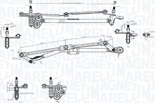 Magneti Marelli 085570727010 - Tiranteria tergicristallo autozon.pro