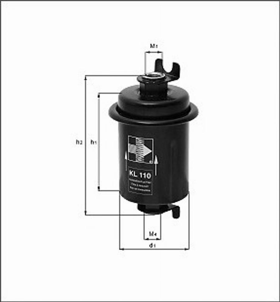 Magneti Marelli 154096315400 - Filtro carburante autozon.pro