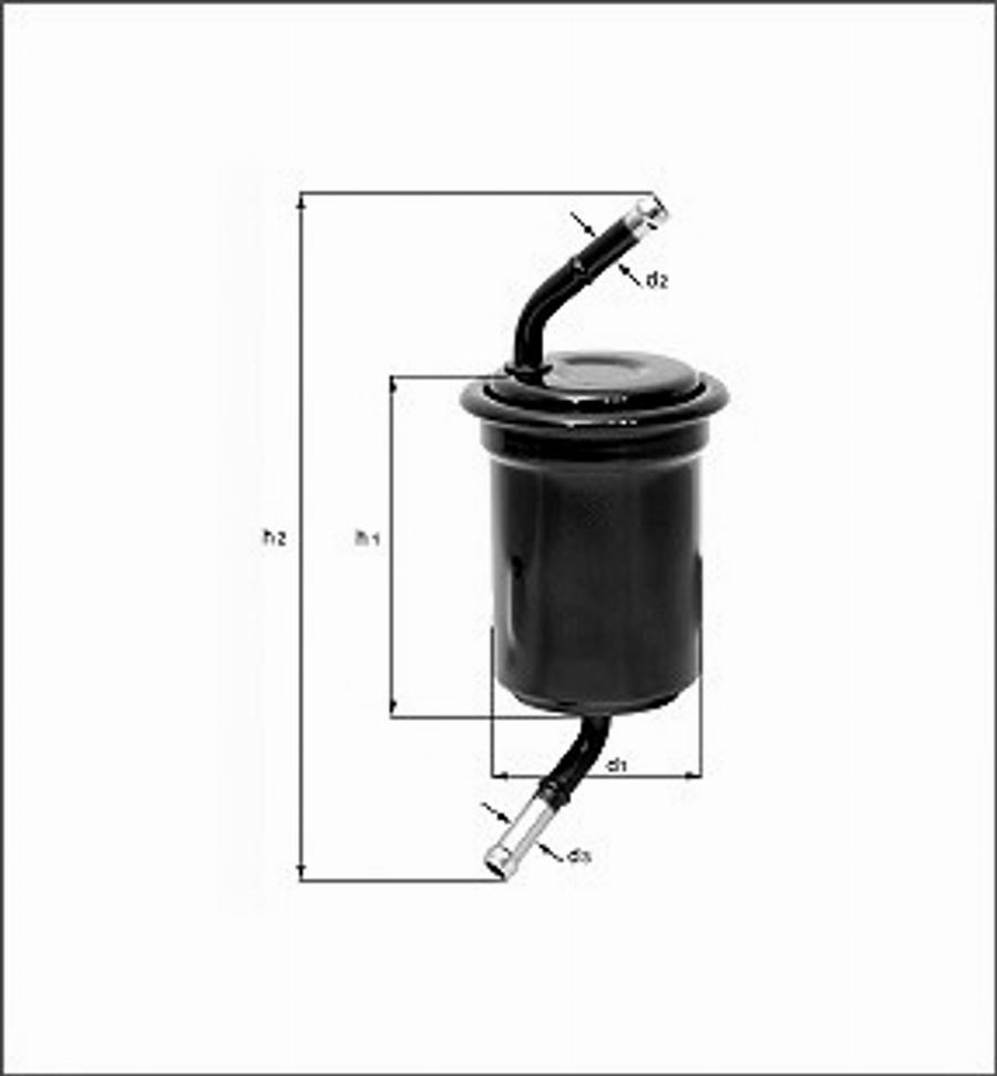 Magneti Marelli 154096311690 - Filtro carburante autozon.pro